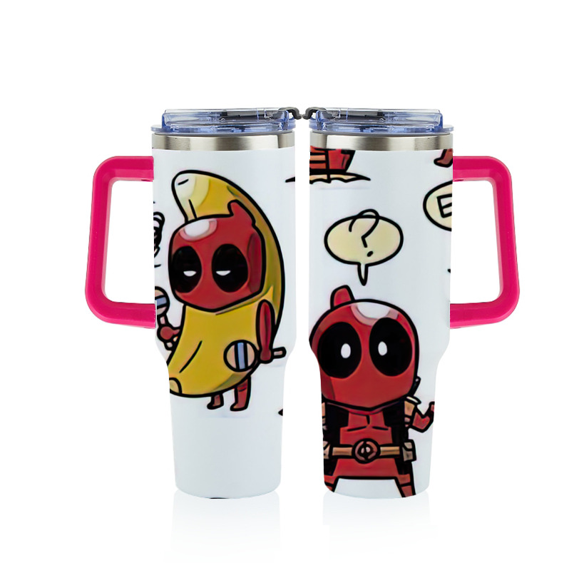（画像用） Deadpool デッドプール 1200ｍLフルプリント車用タンブラー